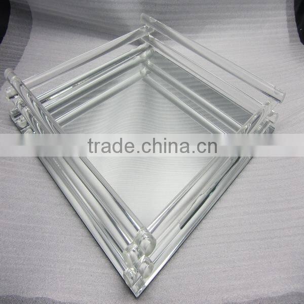 2016 wholesale hottest sale square plate,square plate holder,square tube base plate
