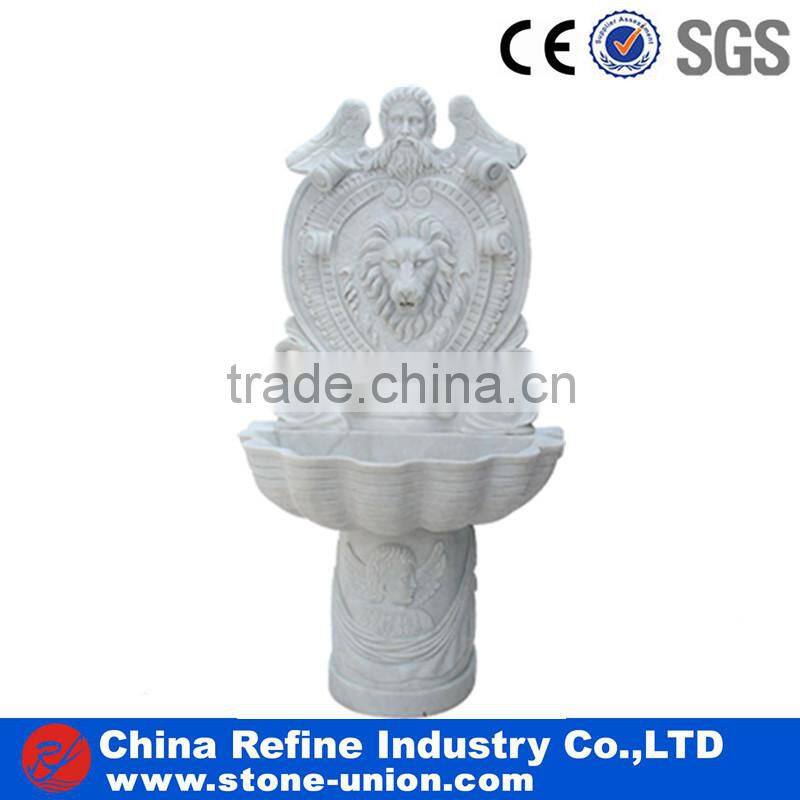 outdoor angel water fountain