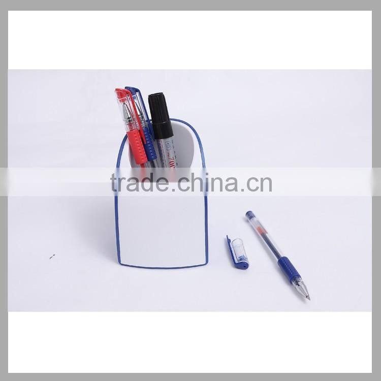 Customized office stationery desk decoration plastic pen holder
