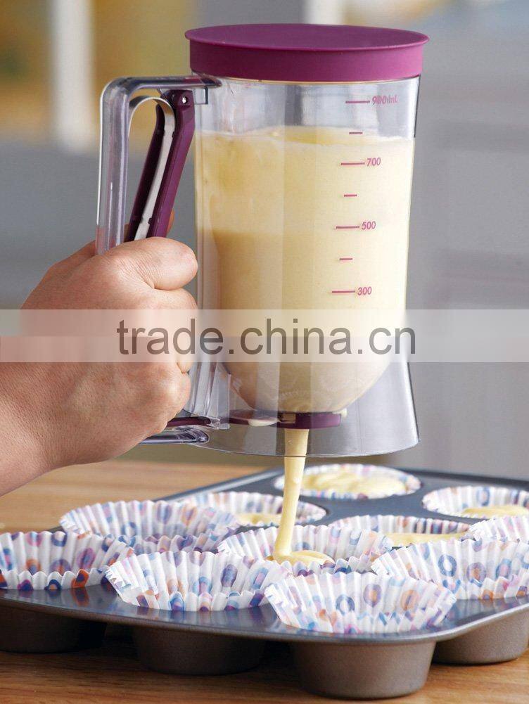 plastic cupcake batter dispenser cake batter dispenser