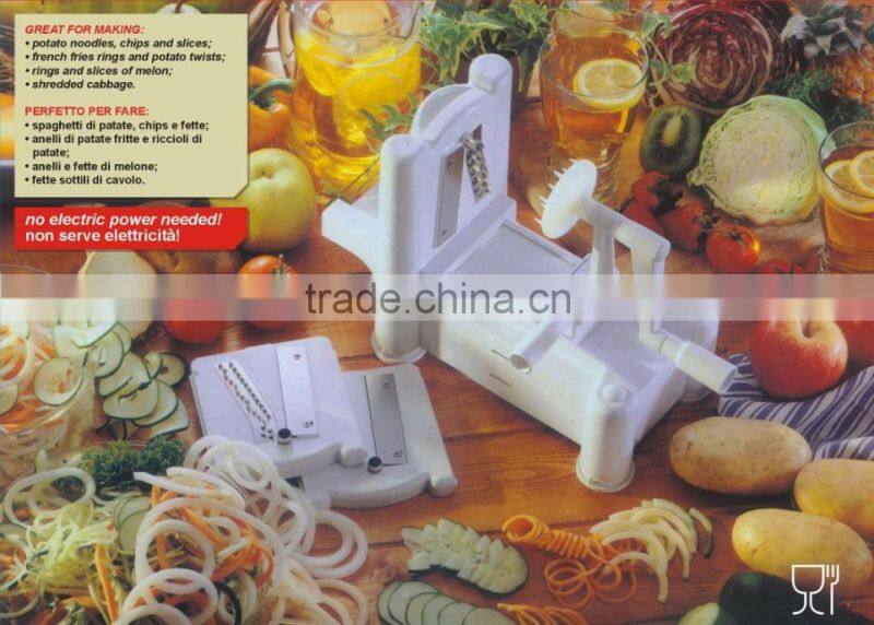 Plastic Turning Slicer/vegetable Spiral Slicer