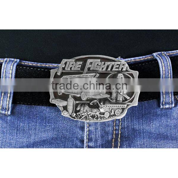 Lead & Nickel Free Clemson University "Tigers" Logo Silver Tone Belt Buckle