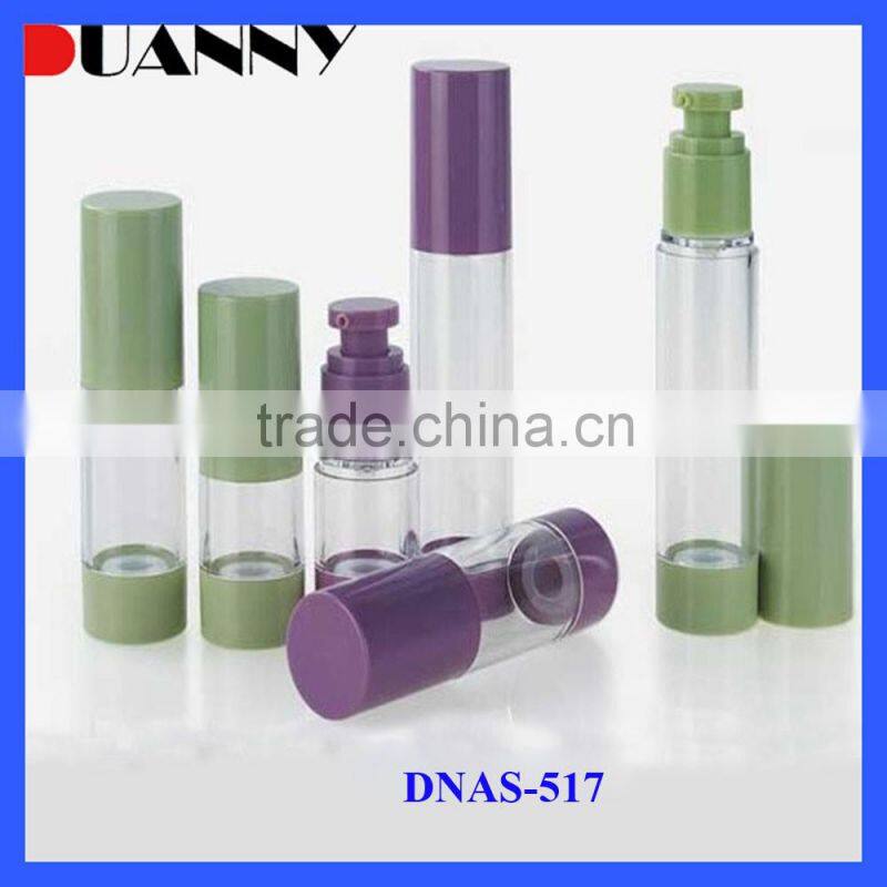 50ml White Plastic Cosmetic Airless Bottle Packaging,White Plastic Airless Bottle