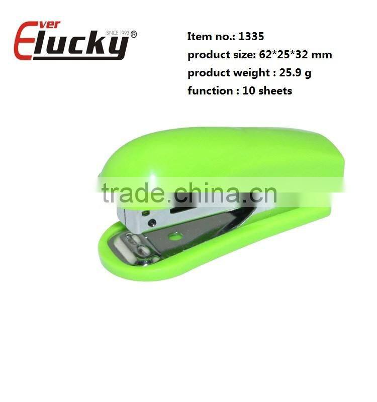 New arrivel stapler with remover mini plastic office stapler 1346