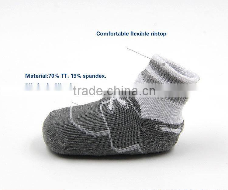 108N Shoe Pattern Design Top Quality Cotton Baby Socks