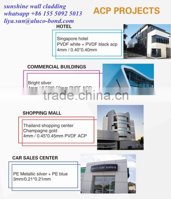 Best Sell fireproof Aluminum composite Panels for Aluminum Wall Cladding