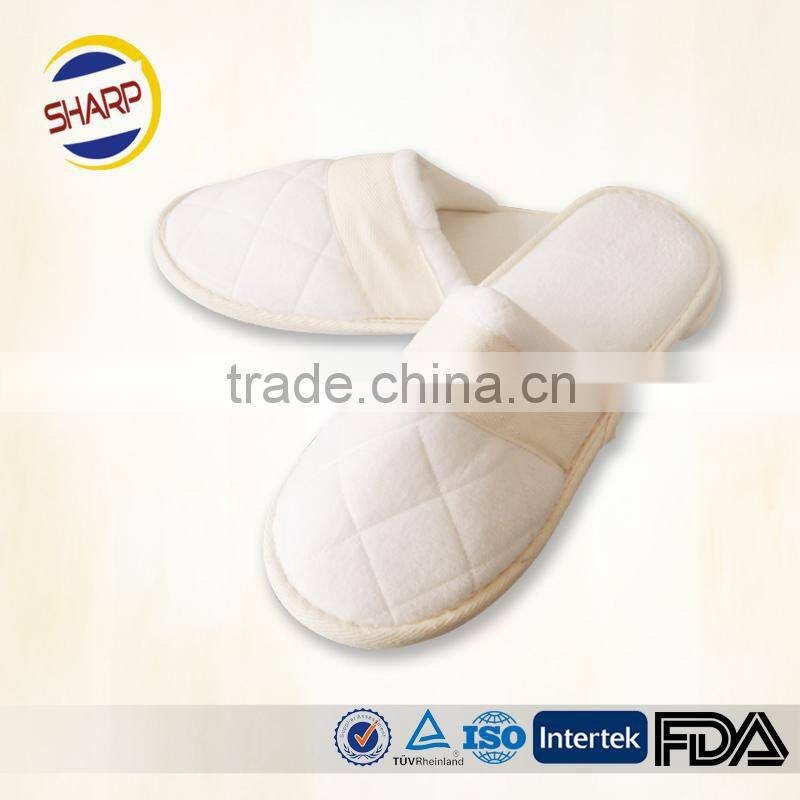 Wholesale hotel terry slipper, personalized hotel slipper with logo