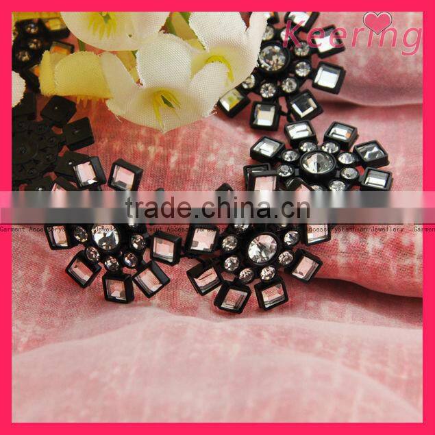 fancy plastic rhinestone chain trimming wholesale WRC-165