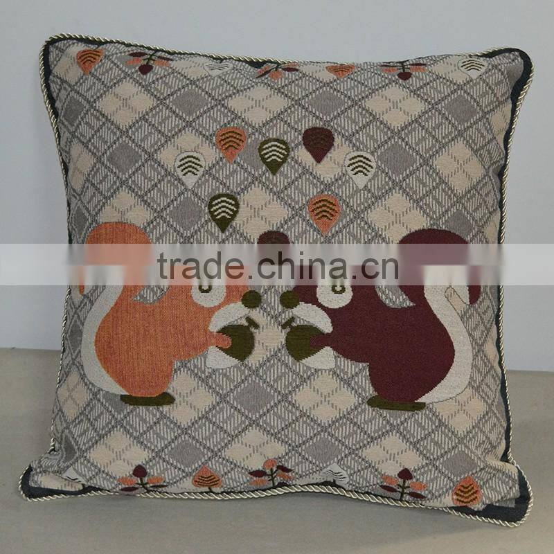 PLUS hand embroidery design cushion cover