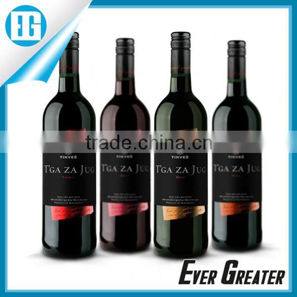 2014 fashion Wine label,Wine label company made in china