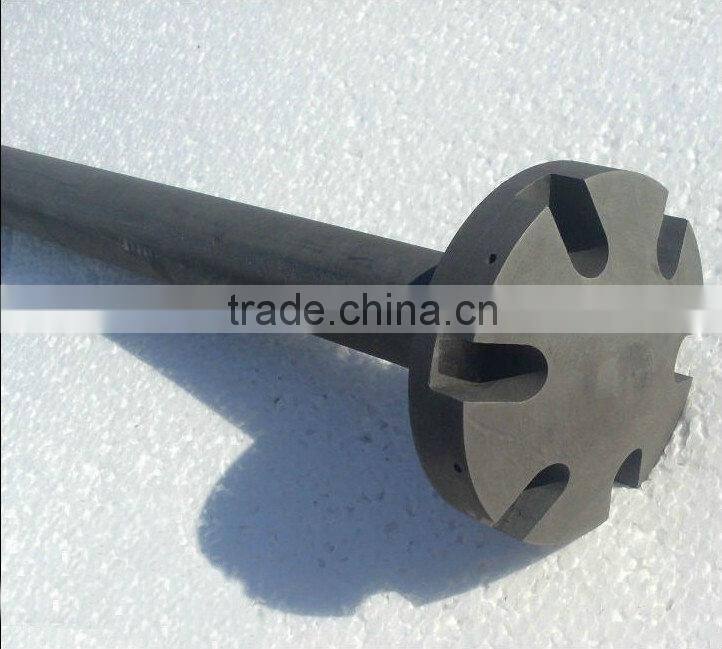 Aluminum purification graphite rotor