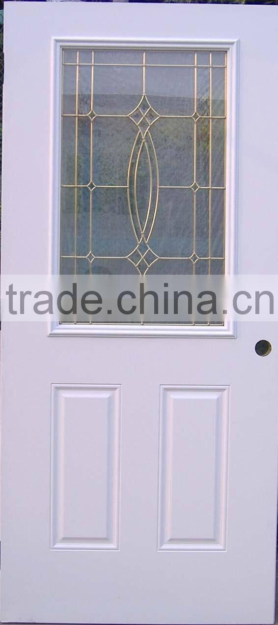 galvanized Steel Entry Glass Door
