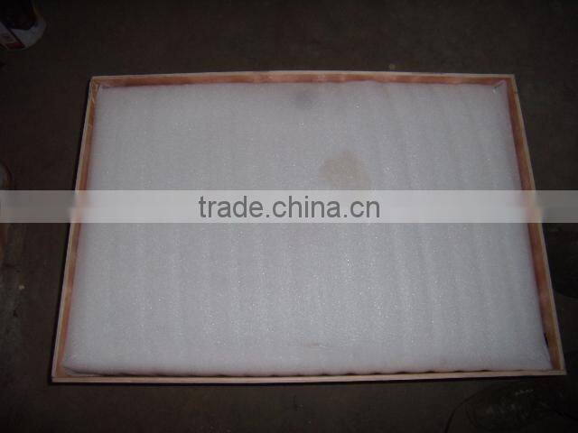 Deep single hole enamelled cast iron kitchen sink with two bowls