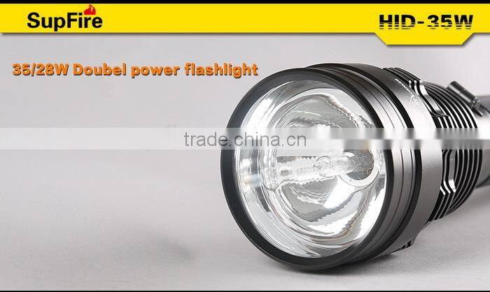 2014 Best Selling Rechargeable 35w High Power 4500lm HID Flashlight/ Torch with CE