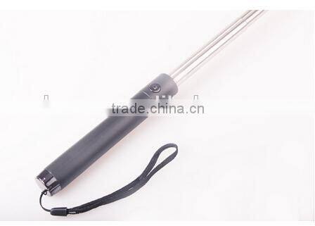 2015 newest wired selfie stick with foldable holder for camera monopod and smartphone