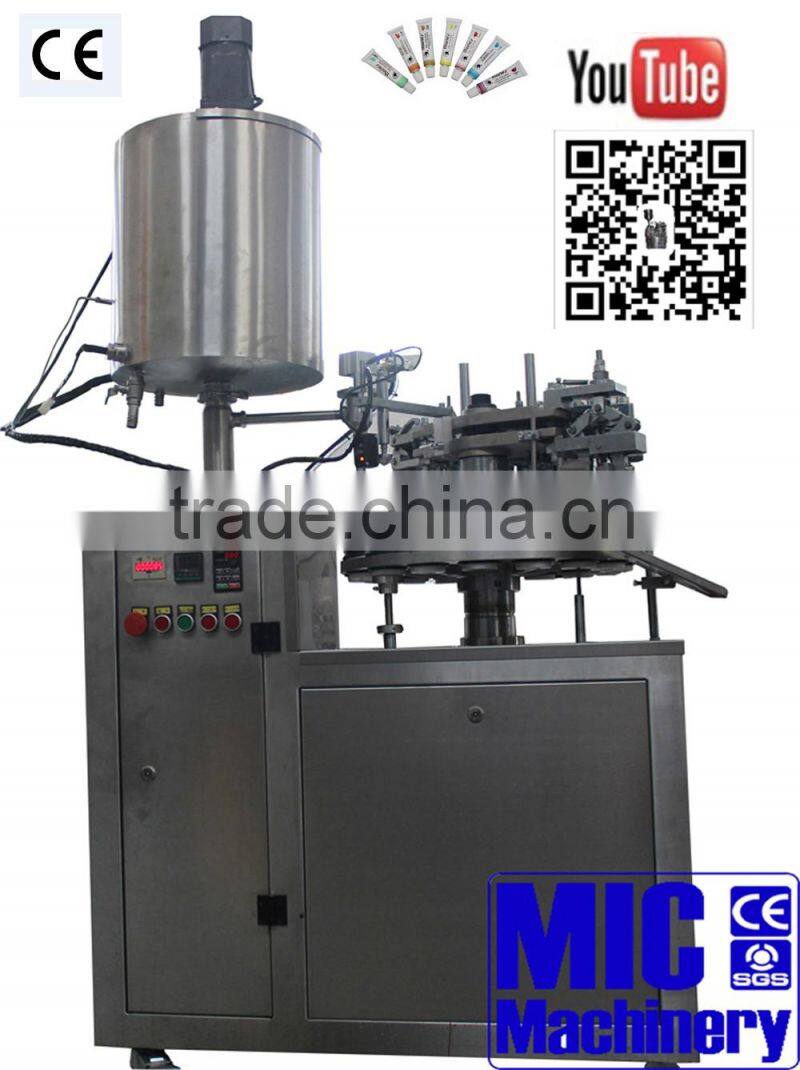 Micmachinery Tube Filler and sealer for toothpaste manual glue tube filler and sealer aluminium tube filling machine