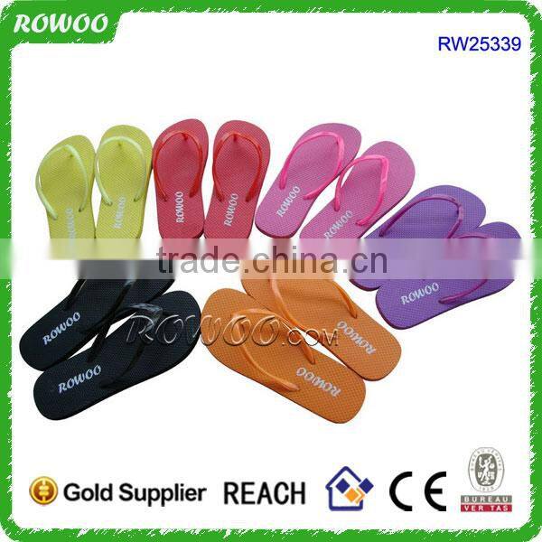 custom summer cheap women flip flops factory in china