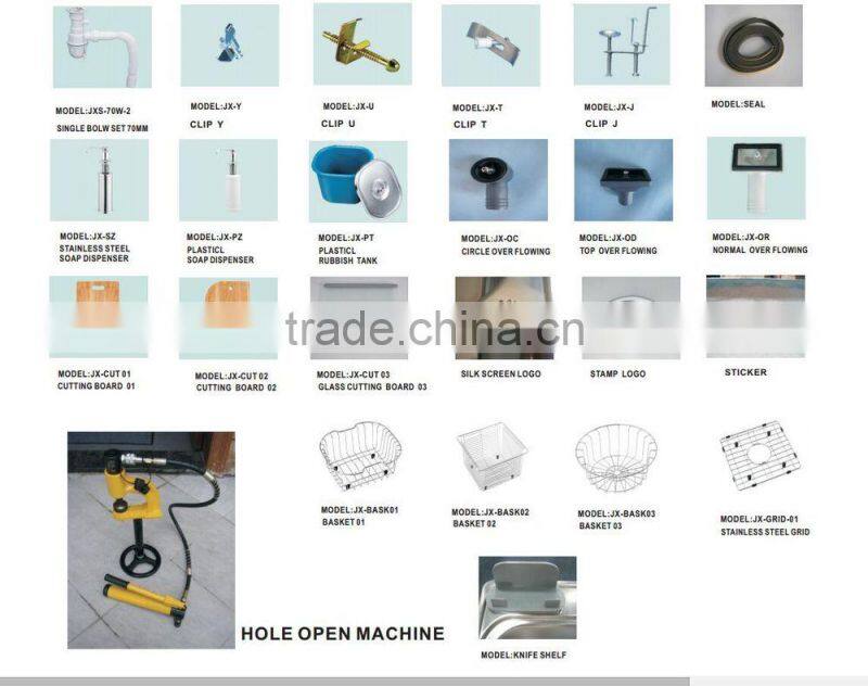 Jomola kitchen stainless steel sink single bowl kitchen sink