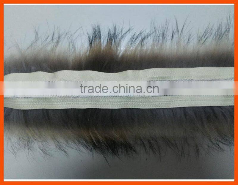 good quality raccoon fur trimming strips