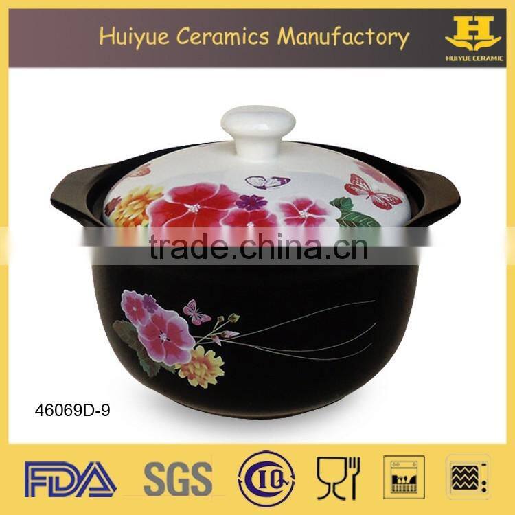 ceramic casserole cookware with customized printing
