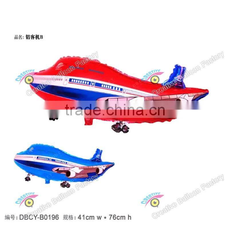 2016 airplane shaped foil balloons aluminum foil balloons