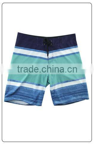 Hot Mens Beach Trunks with Elastic Waist