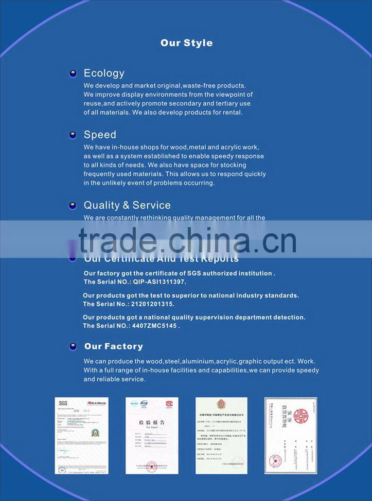 MDF with spray paint -- showing stand