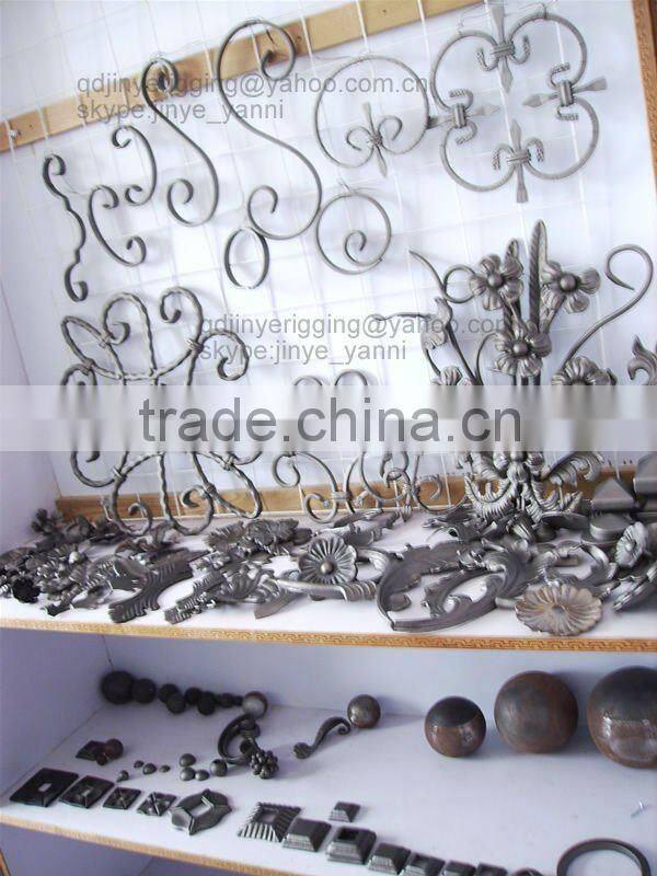 decorative wrought iron scroll panel
