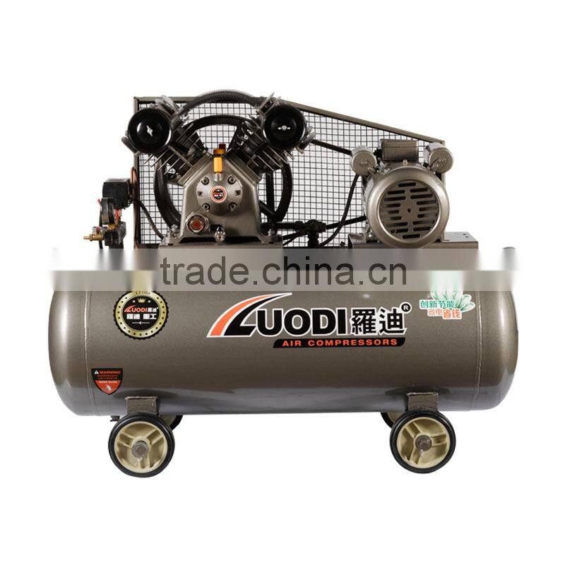 150L high pressure 7.5kw/10hp portable diesel engine piston belt driven air compresso