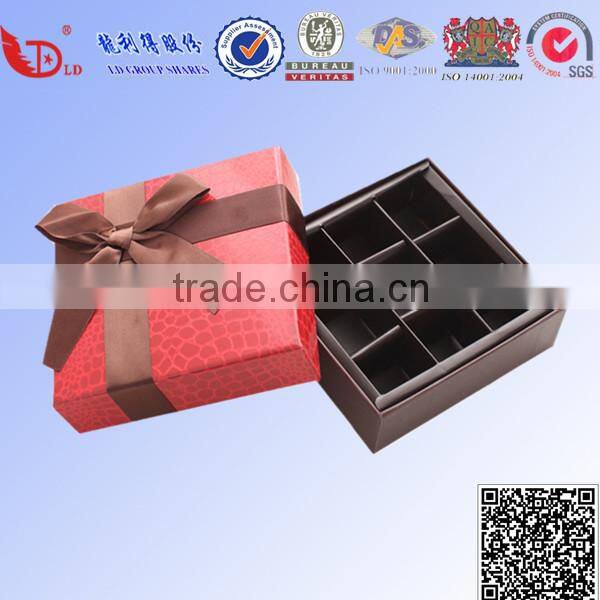New design luxury fancy paper praline chocolate box packaging gift box