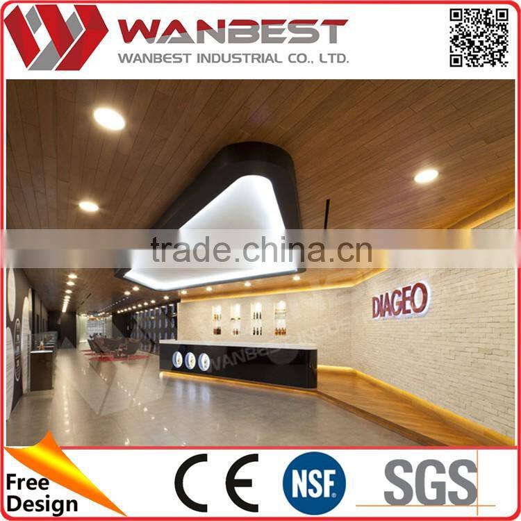 Hotel High Gloss Led Portable Bar Counter Design