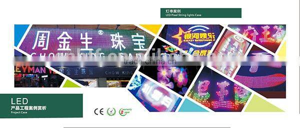 parallel connection led modules waterproof IP67 DC 12V Led pixel modules Diameter 30mm DMX512 led modules