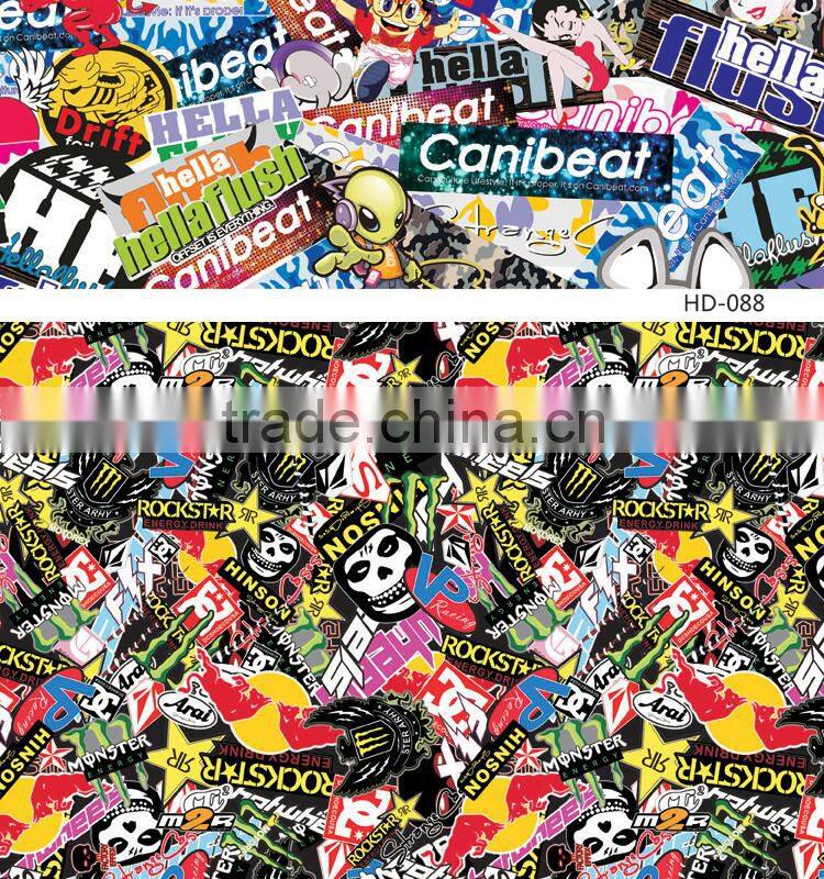 HD-084 CARLIKE High Quality Lovely Graffiti Sticker Bomb
