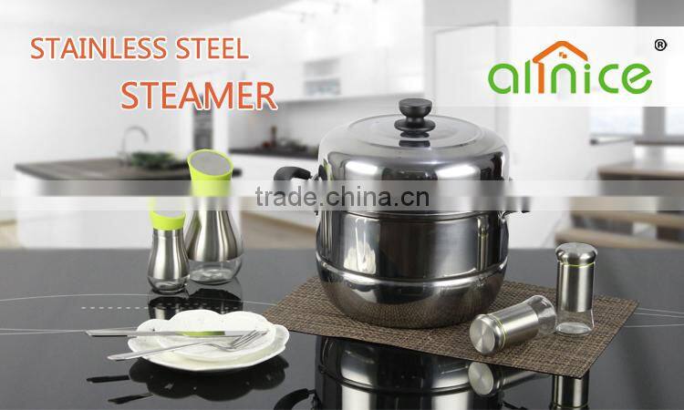 Stainless steel double layer steamer pots made in china
