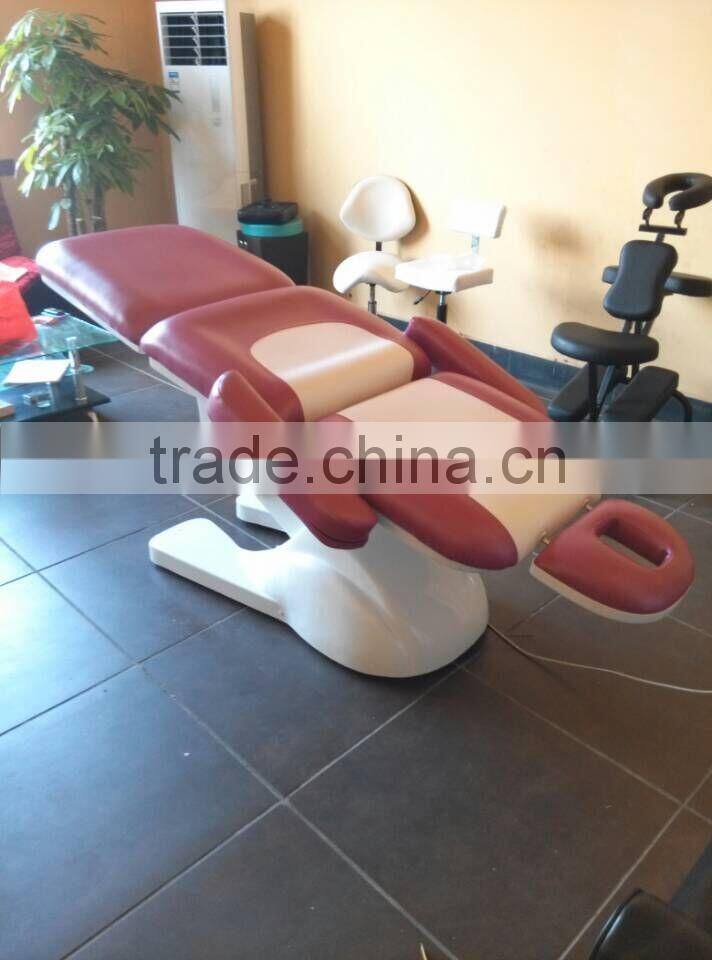the best 2015 selling guangzhou electric massage lifting massage bed with three motors