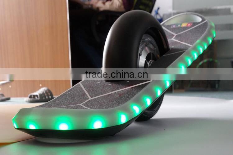 2016 New arrival gyro skateboard 500w one wheel smart skateboard
