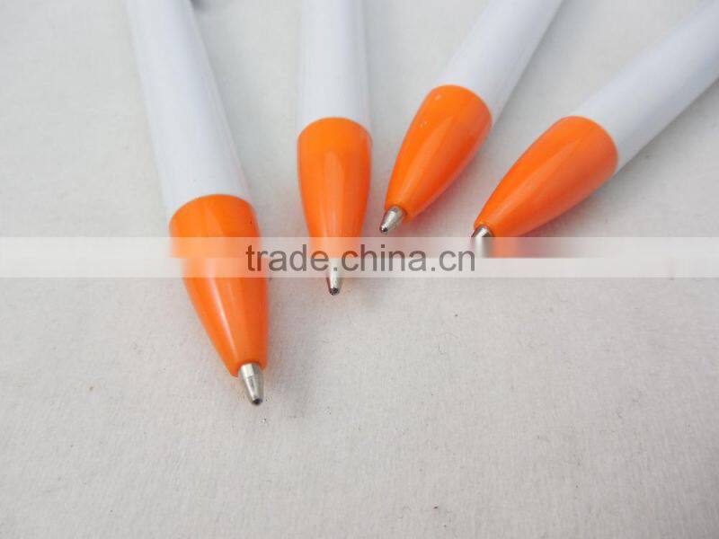Hot Selling Instock Plastic Pen ,MOQ500pcs Click Ballpens For School & Office