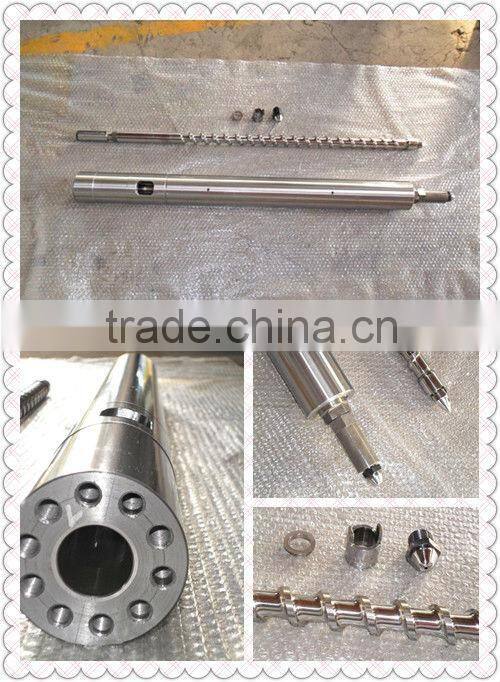 bimetallic screw barrel screw for plastic extruder/injection machine