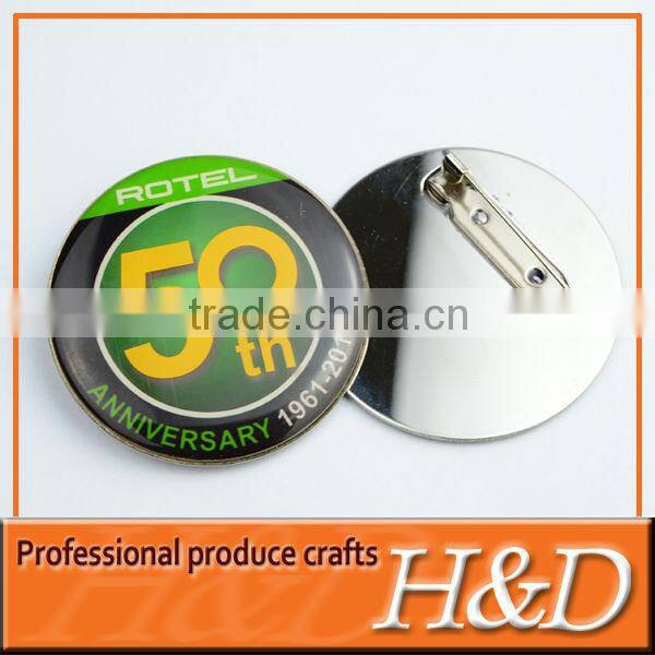 stainless steel blank button badges with pin