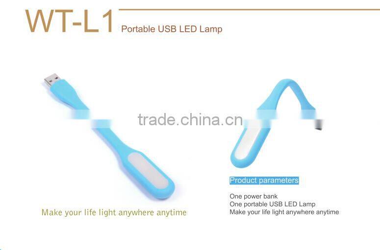 Rechargeable folding USB led reading lamp led lighter for iphone 6 and Samsung