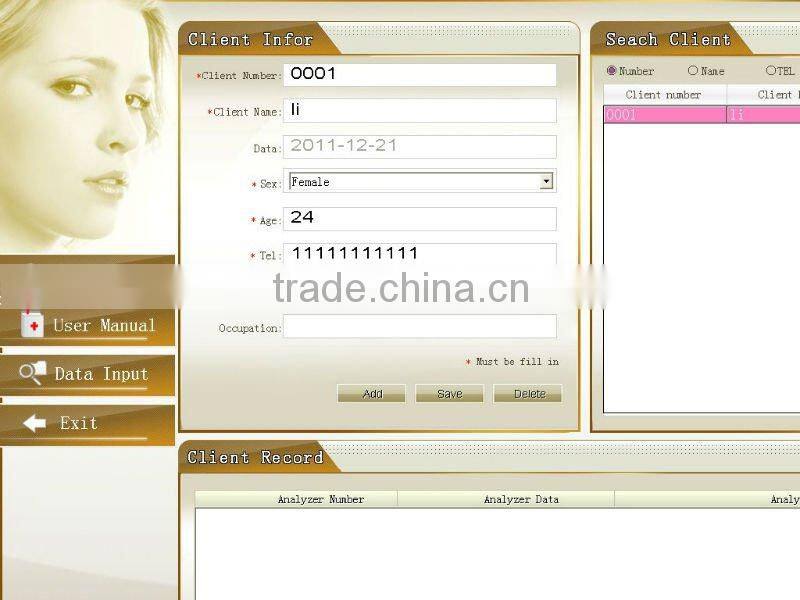 Magic Mirror Face Analyzer skin analysis machine J006