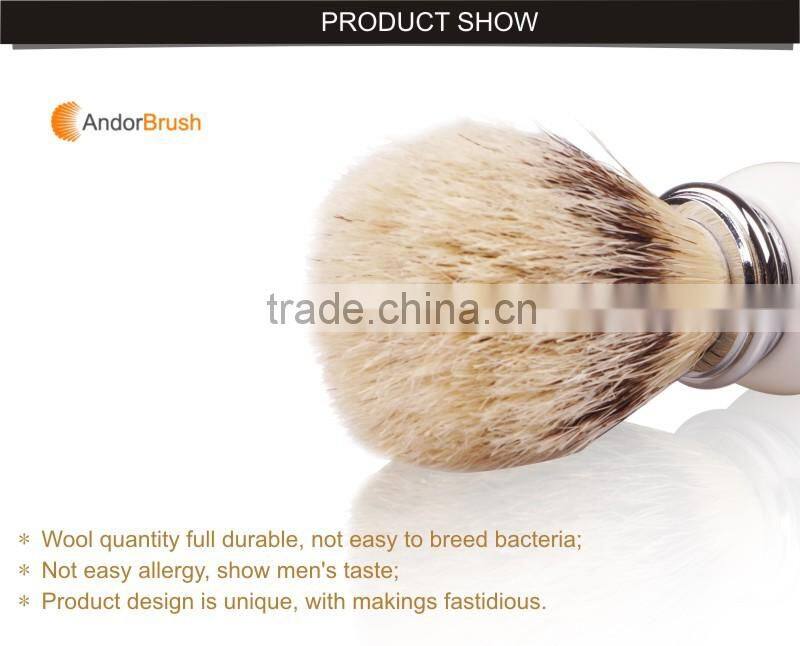 Hot sale silvertip badger hair shaving brush with shaving razor