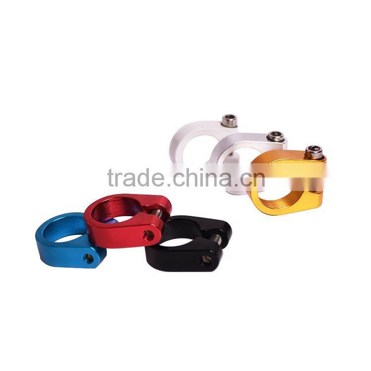 28.6mm Colorful Bicycle Frame Clamp Bike Alloy Seatpost Clamps Bike Seat Clamp