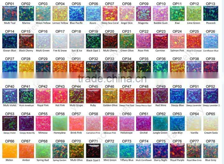 High fire color little girl synthetic mexican fire opals for sale