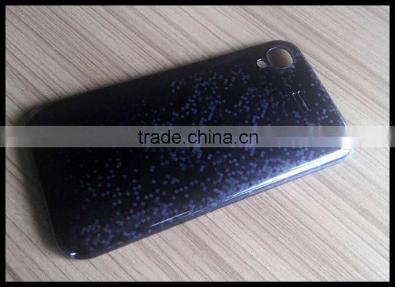 IMD/IML battery covers for smartphones 3D galvanised effect