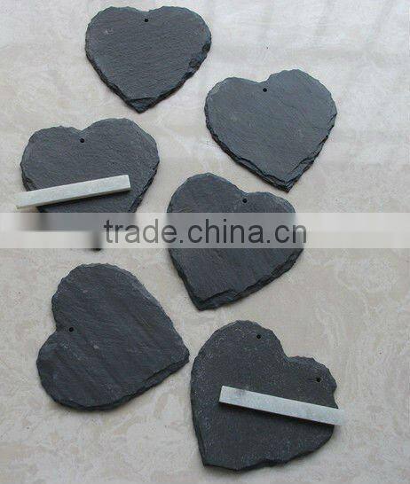 Christmas promotion gifts slate heart wedding heart hang gift