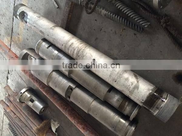 chrome/nitride/bimetallic parallel twin screw barrel for plastic extruder machine