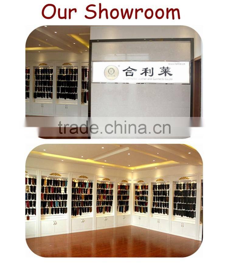 Factory Wholesale Ladies Black Wool Gloves with Fake Fur Cuff