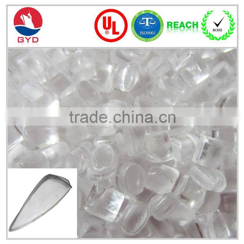 Glass Polycarbonate granules LED lamp cover plastic raw materials prices