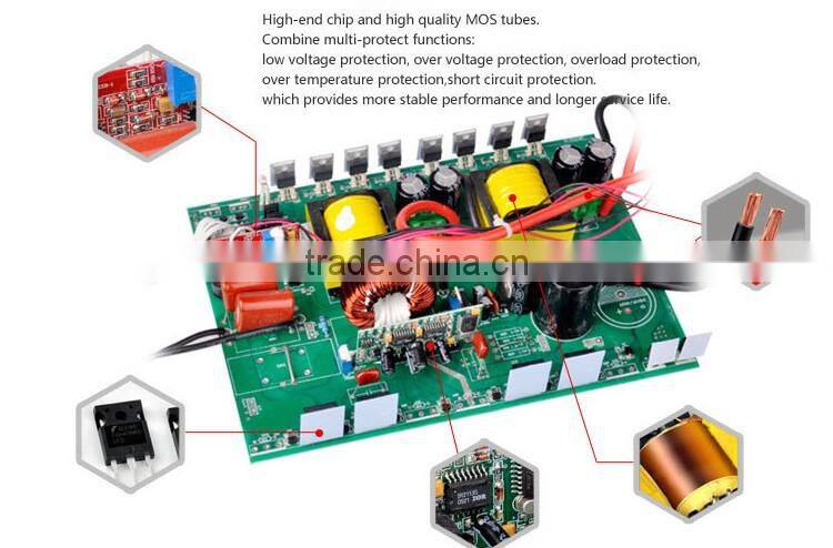 3000W For Pump Application Off Grid High Voltage 12VDC to 220V 230V 240VAC Single Phase Inverter